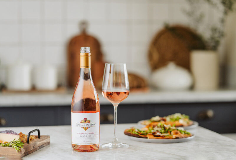 Kendall-Jackson Rosé wine with food